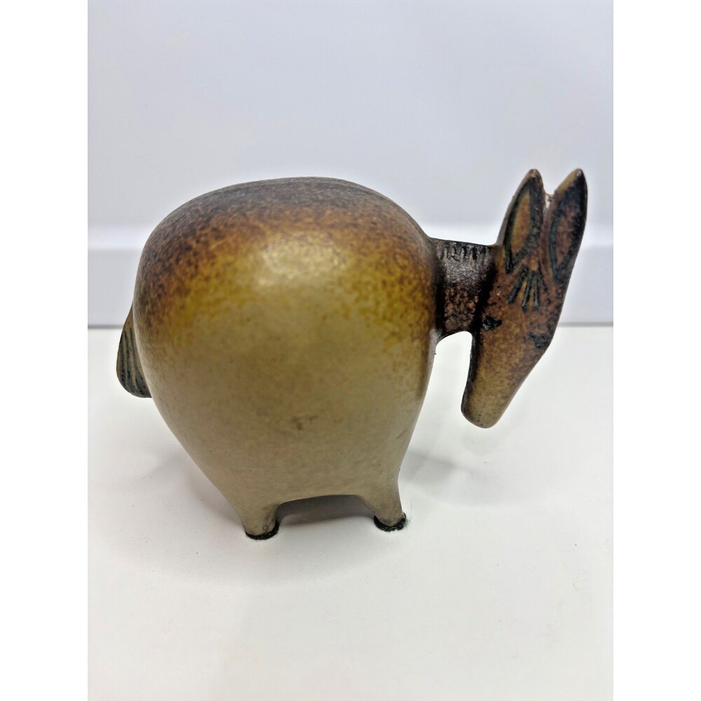 LISA LARSON stoneware figure "Donkey" from the Stora Zoo series Gustavsberg